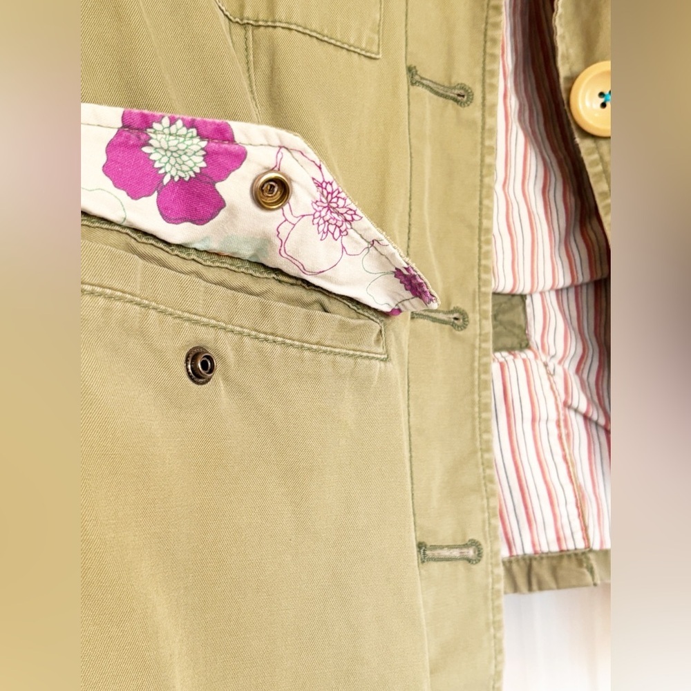 EUC American Eagle Outfitters Women's Olive Jacket - Picture 2 of 12